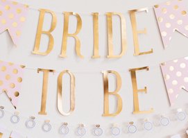 Bride to Be  - heart banner
